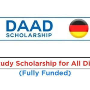 2026 DAAD Study Scholarships for All Disciplines