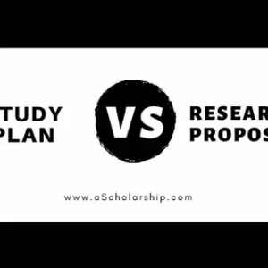 Difference Between Study Plan and Research Proposal 2025