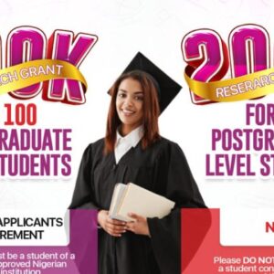 Grooming Centre University Grant: Undergraduate & Postgraduate for Nigerians