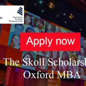 University of Oxford Skoll Scholarship in the UK 2026 (Fully Funded)