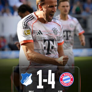 Nicolas Jackson Blanks, Harry Kane With a Commanding Hat Trick, as Bayern Munich Downs Hoffenheim 4-1