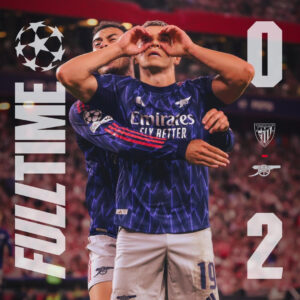 Champions League Result: Arsenal Defeated Athletic Bilbao 2-0